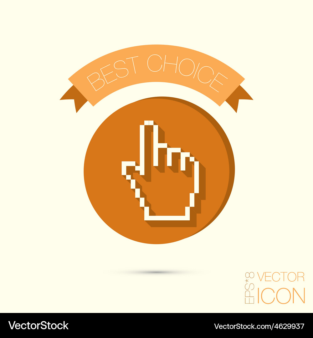 Mouse hand cursor Royalty Free Vector Image - VectorStock