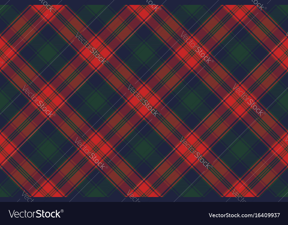 Scottish Tartan Fabric Pattern