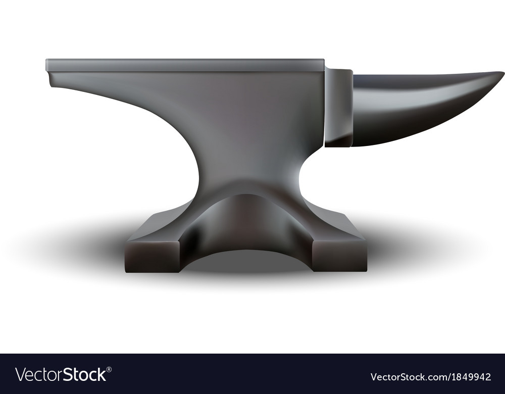 Anvil isolated Royalty Free Vector Image - VectorStock