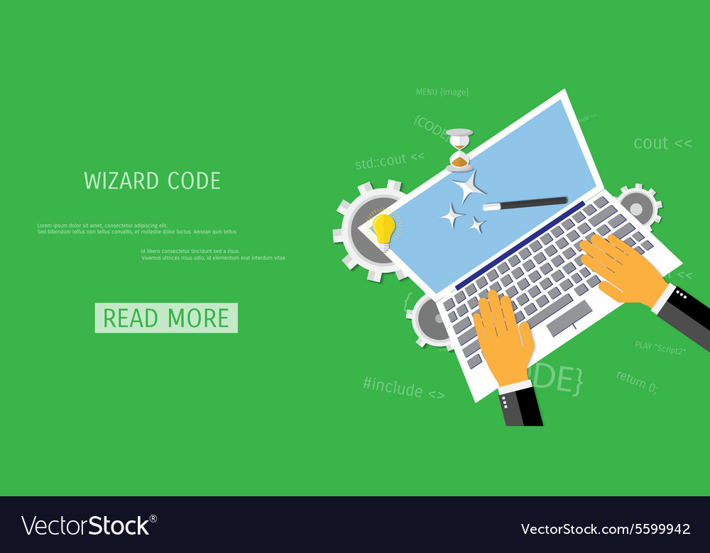 Flat concept of programming and coding