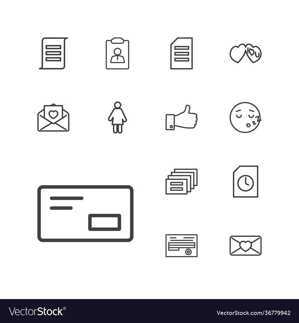 Message icons