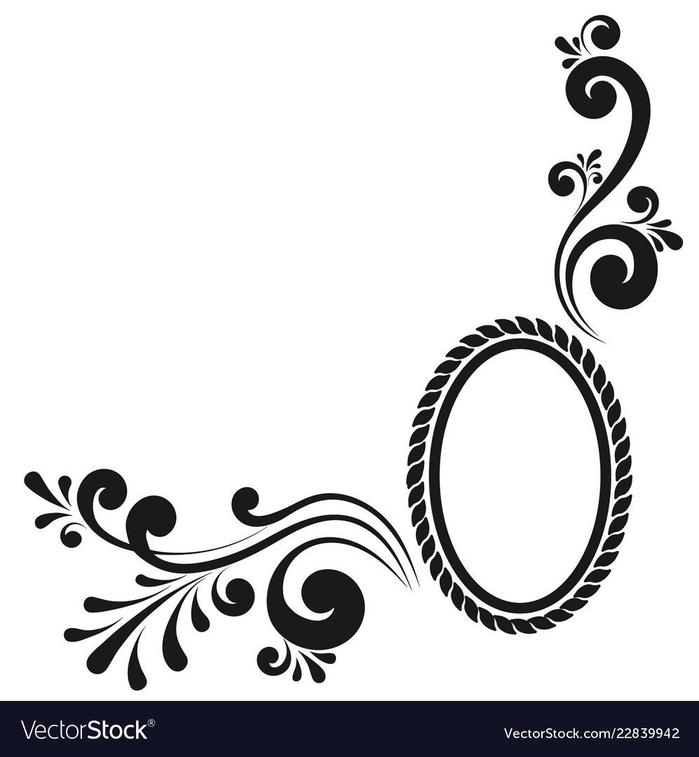 antique frame border clipart