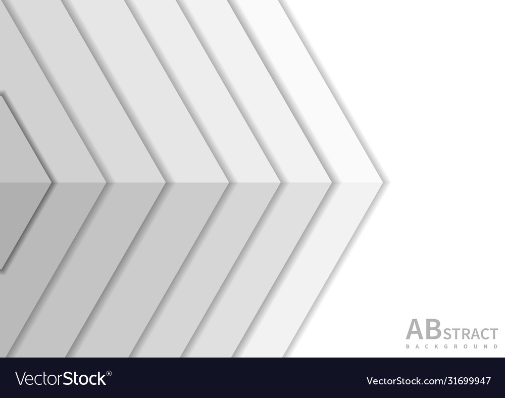 Abstract white overlap background with copy space vector image Abstract white overlap background with copy space