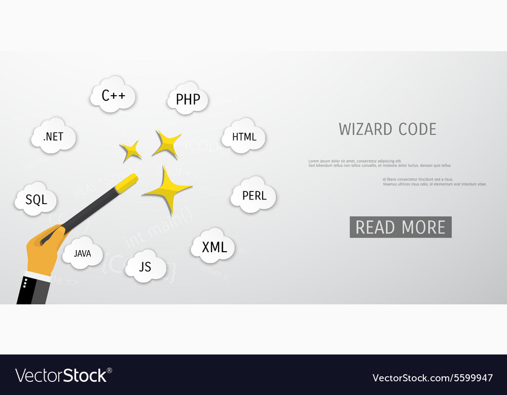 Flat concept of programming and coding