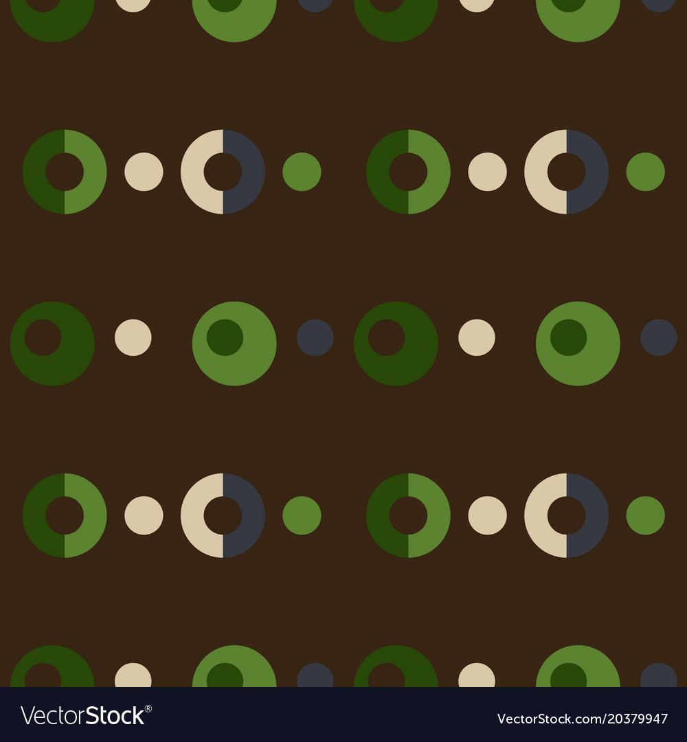 Pop up bubbles symmetry seamless pattern