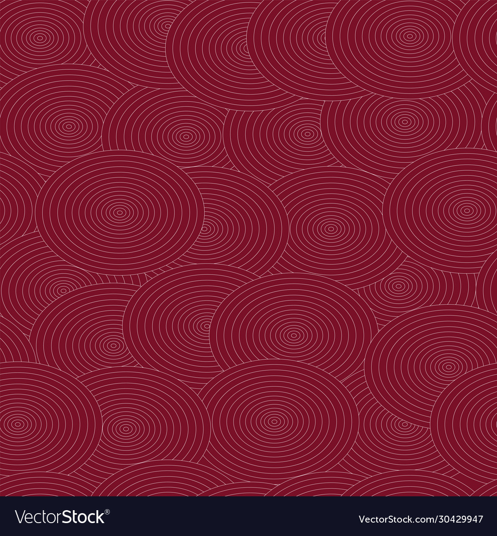 Seamless pattern with dark red circles