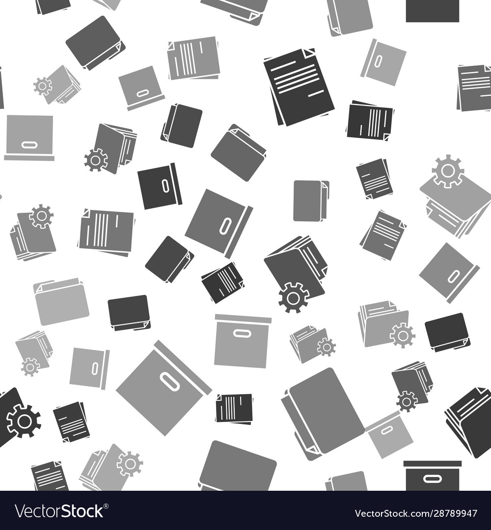 Set file document folder vector image Set file document folder