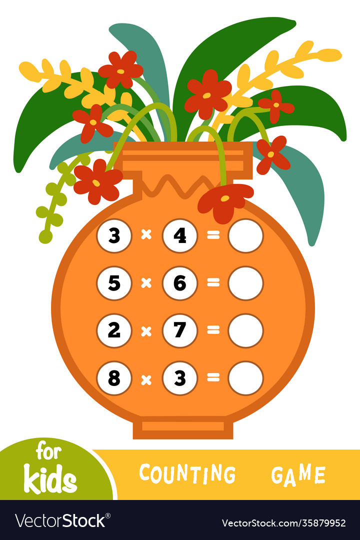 Counting game for children multiplication