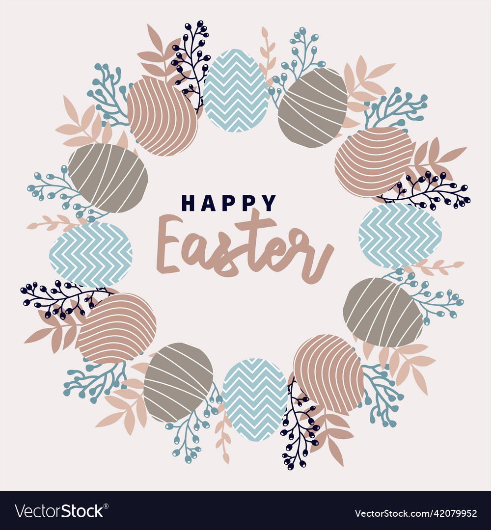 Easter greeting frame