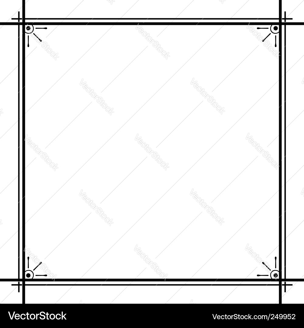 Elegant frame Royalty Free Vector Image - VectorStock