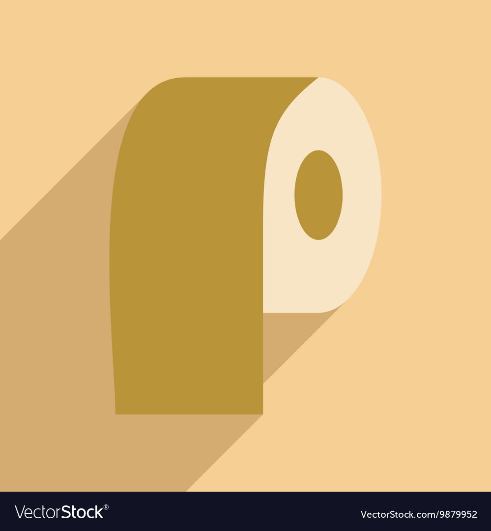 Flat with shadow icon and mobile application paper