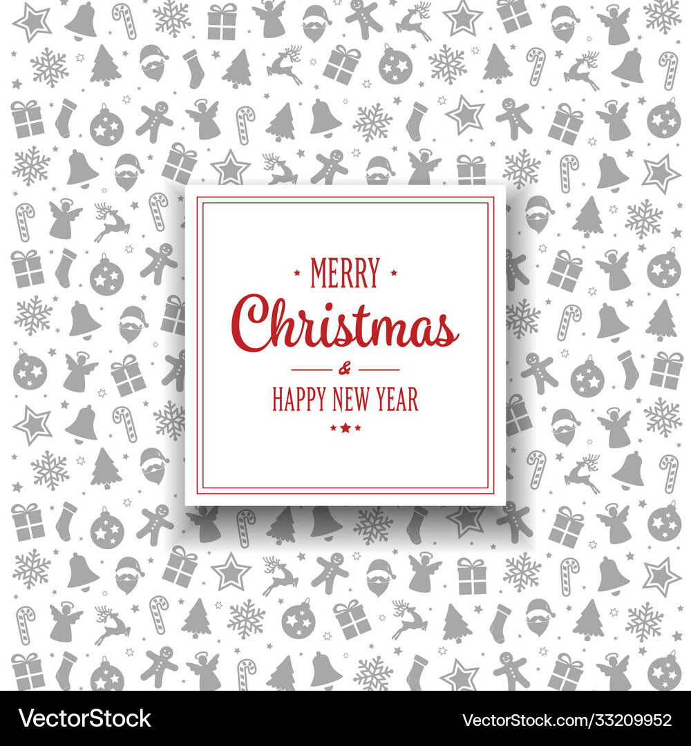 Merry christmas elements background Royalty Free Vector