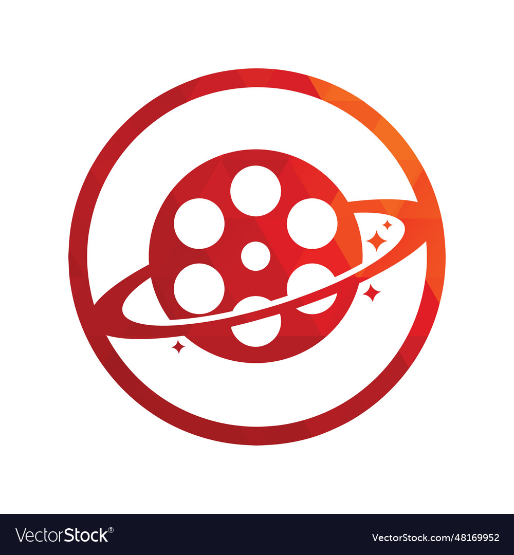 Planet film logo design