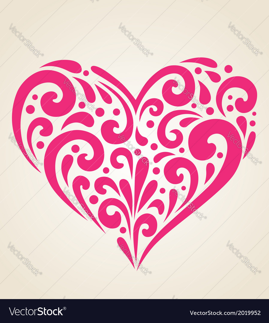 Red Swirl Background