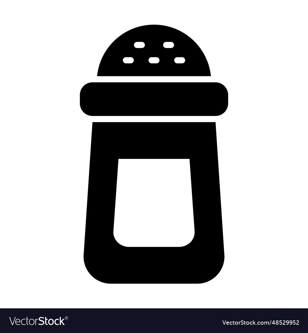 Salt glyph icon for personal and commercial use