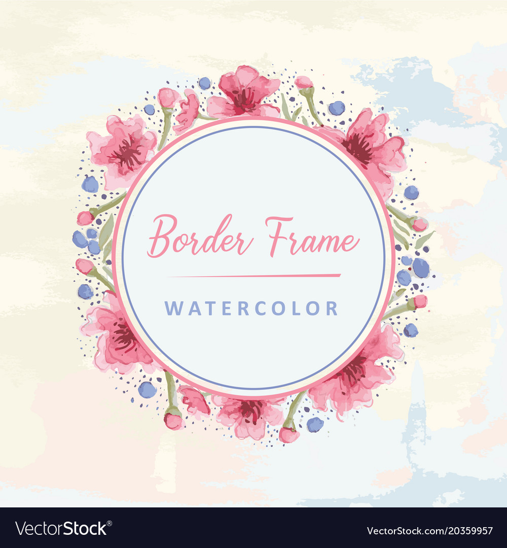 colorful invitation greetings card with flowers vector image