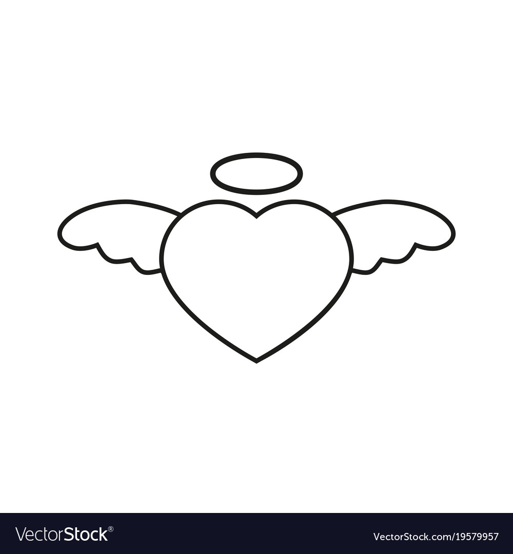 Heart with nimbus icon