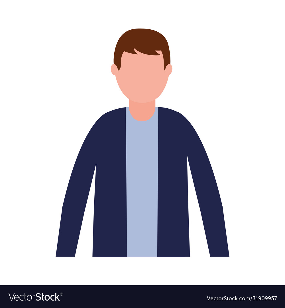 Isolated avatar man design Royalty Free Vector Image