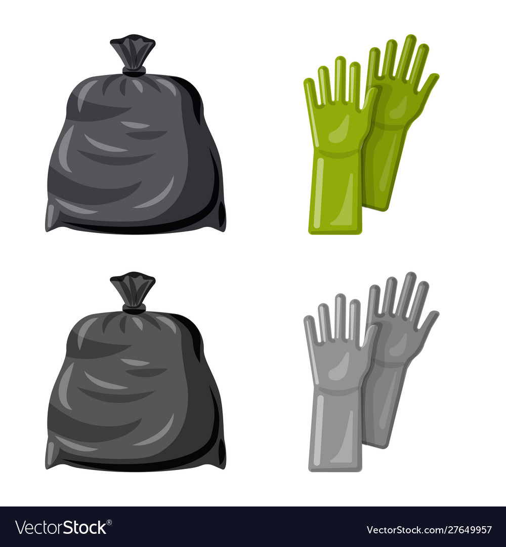 Isolated object cleaning and service symbol