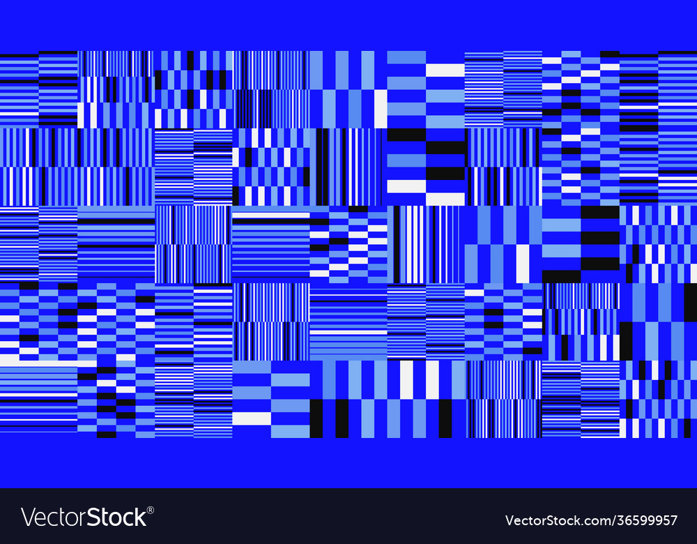 Mosaic abstract pattern design vector image Mosaic abstract pattern design
