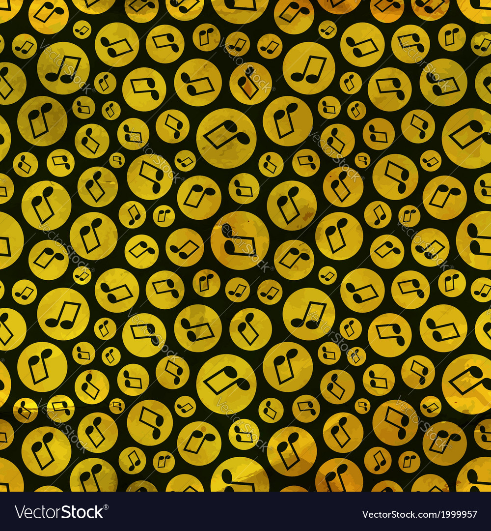 Musical Notes Abstract Pattern