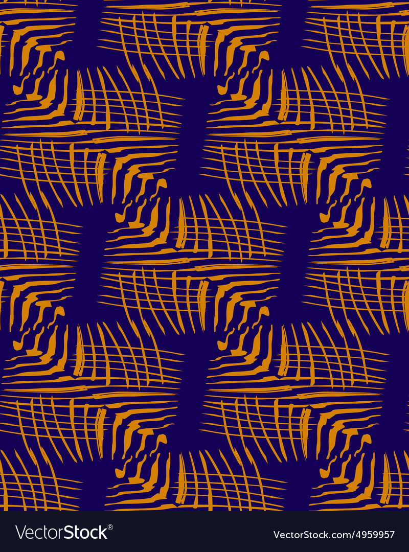 Seamless orange line pattern