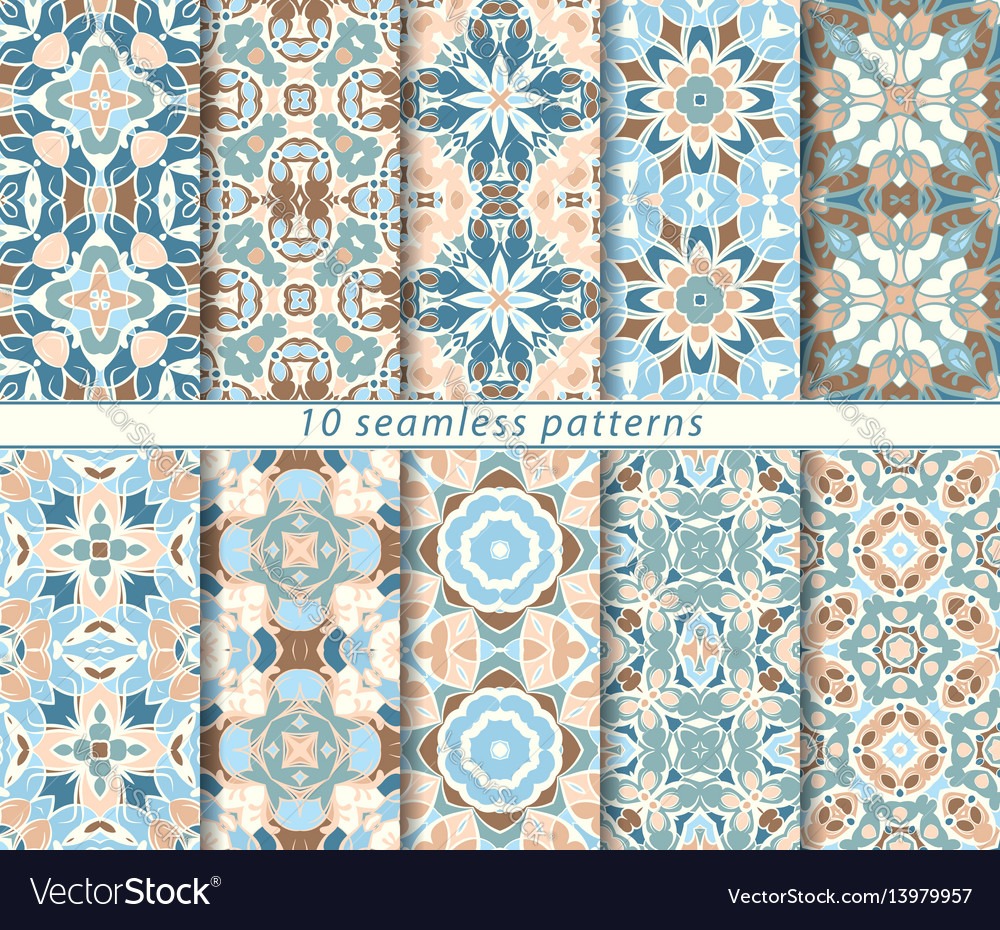 Set of seamless pattern