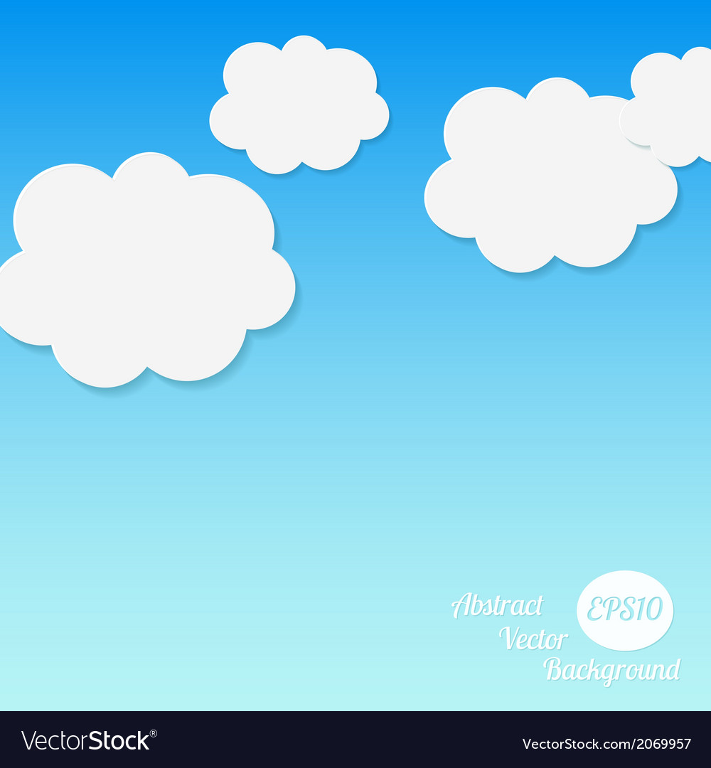 Stylized Cloud Background