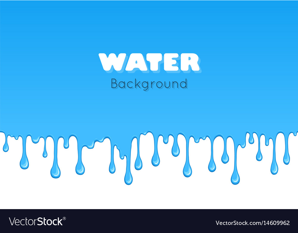 Background of dribble blue liquid