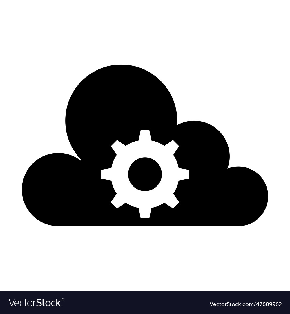 Cloud setting icon