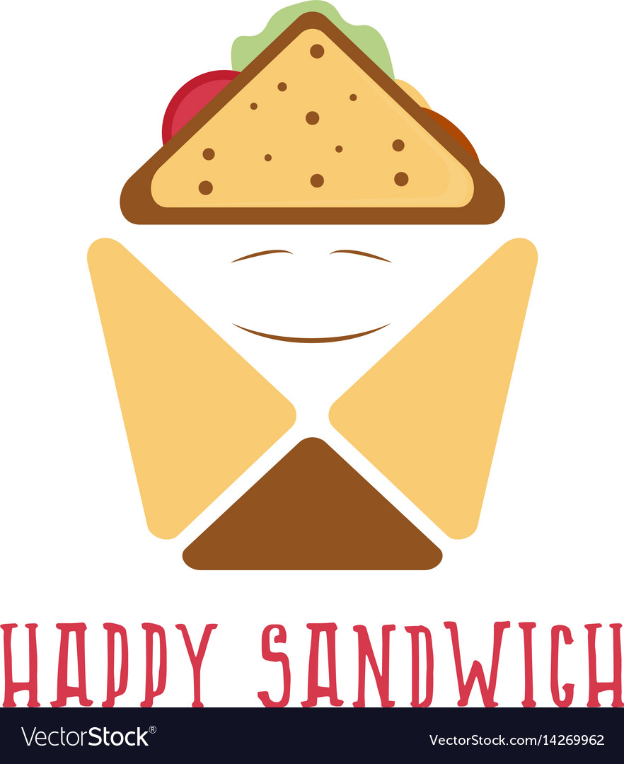 happy sandwich box abstract