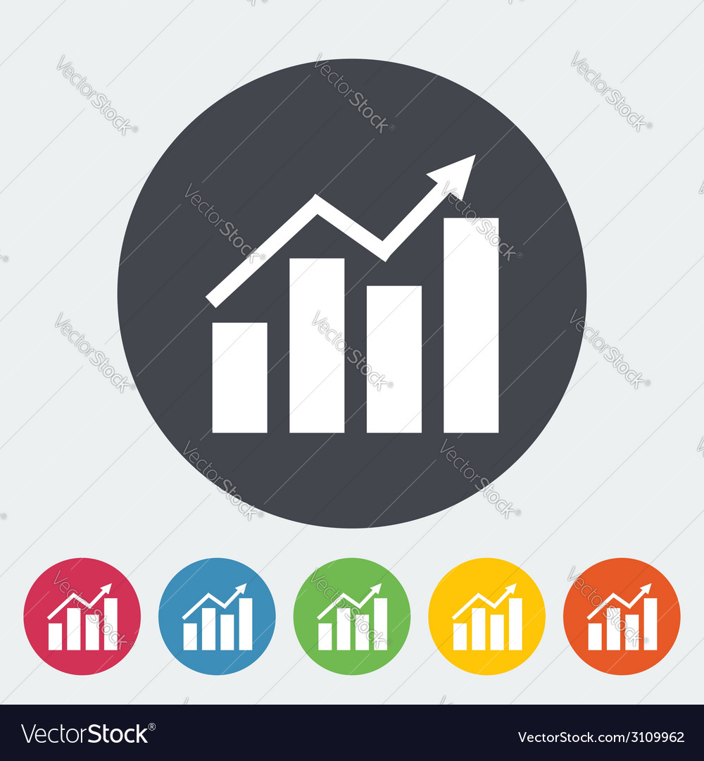 Single Graph Icon - Chart Data
