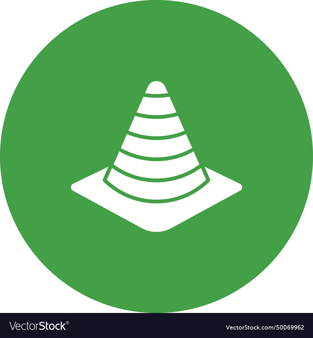 Traffic Cone Icon Image Royalty Free Vector Image 5417