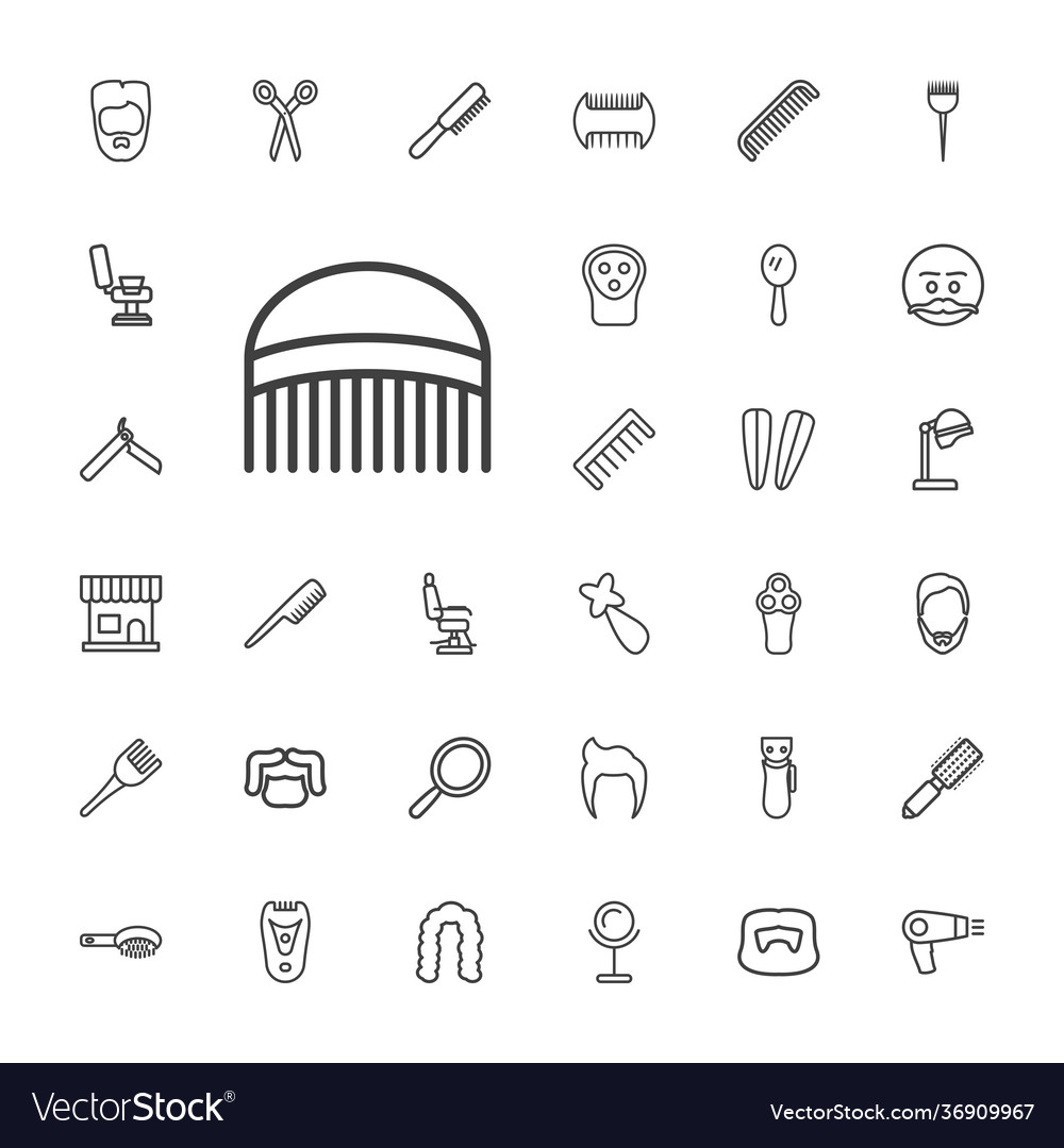 33 barber icons