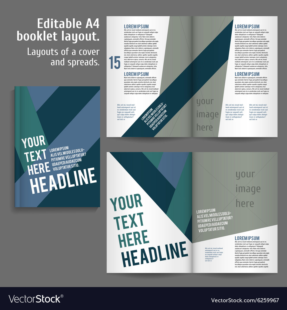 book template design