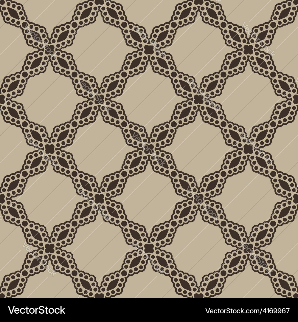 Brown seamless pattern Royalty Free Vector Image