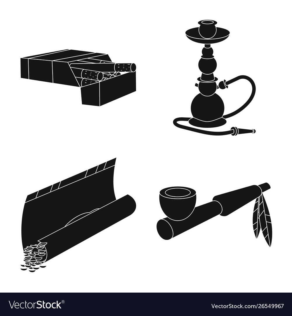 Design addiction and euphoria icon set vector image Design addiction and euphoria icon set