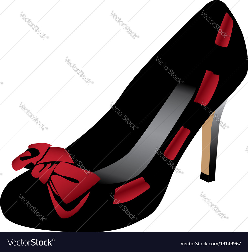 Fashionable high heel shoe Royalty Free Vector Image