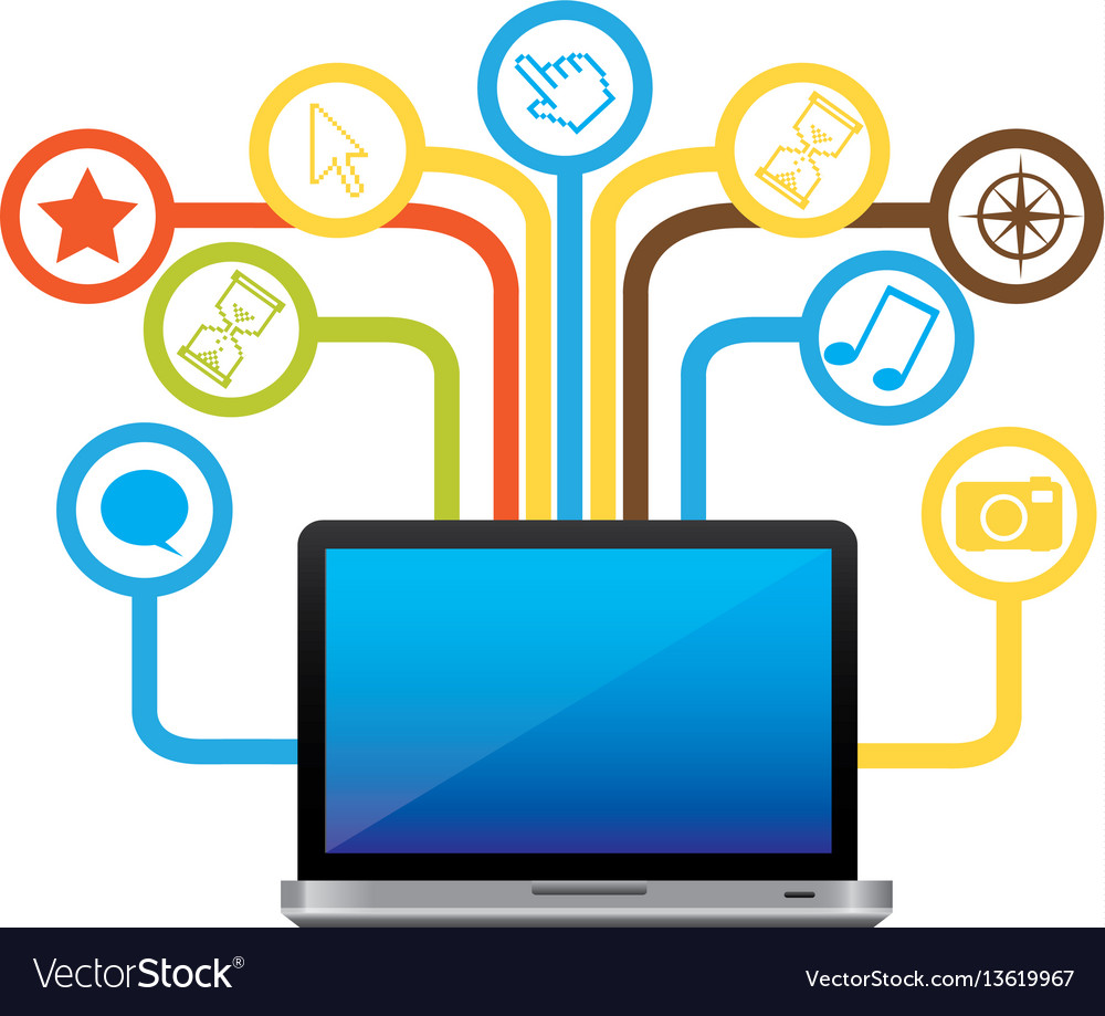 Technological Icons - Computer