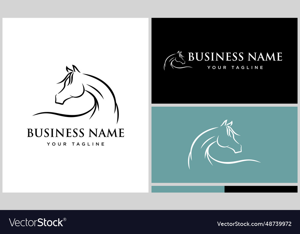 Arabian horse line art template