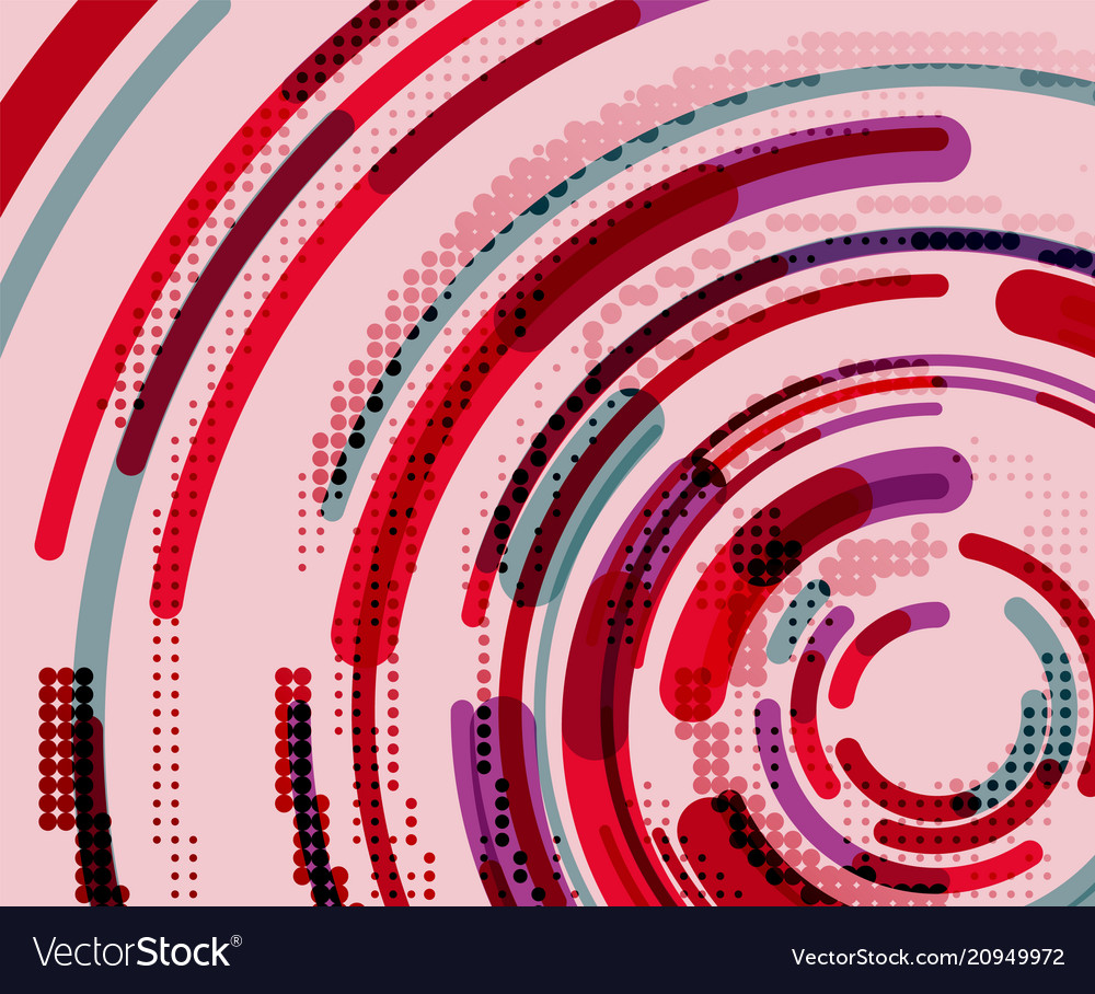 Circular lines circles geometric abstract Vector Image Circular lines circles geometric abstract