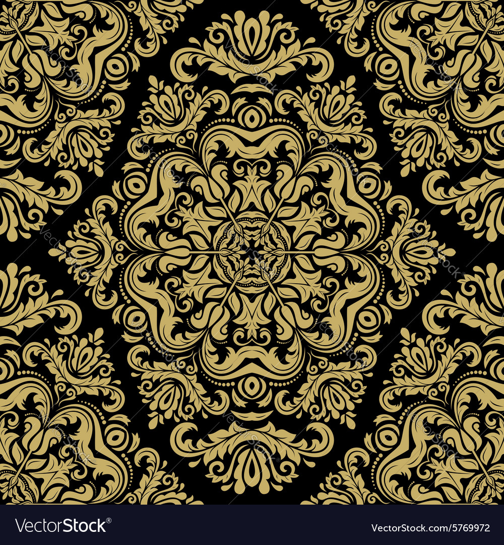 Damask seamless pattern