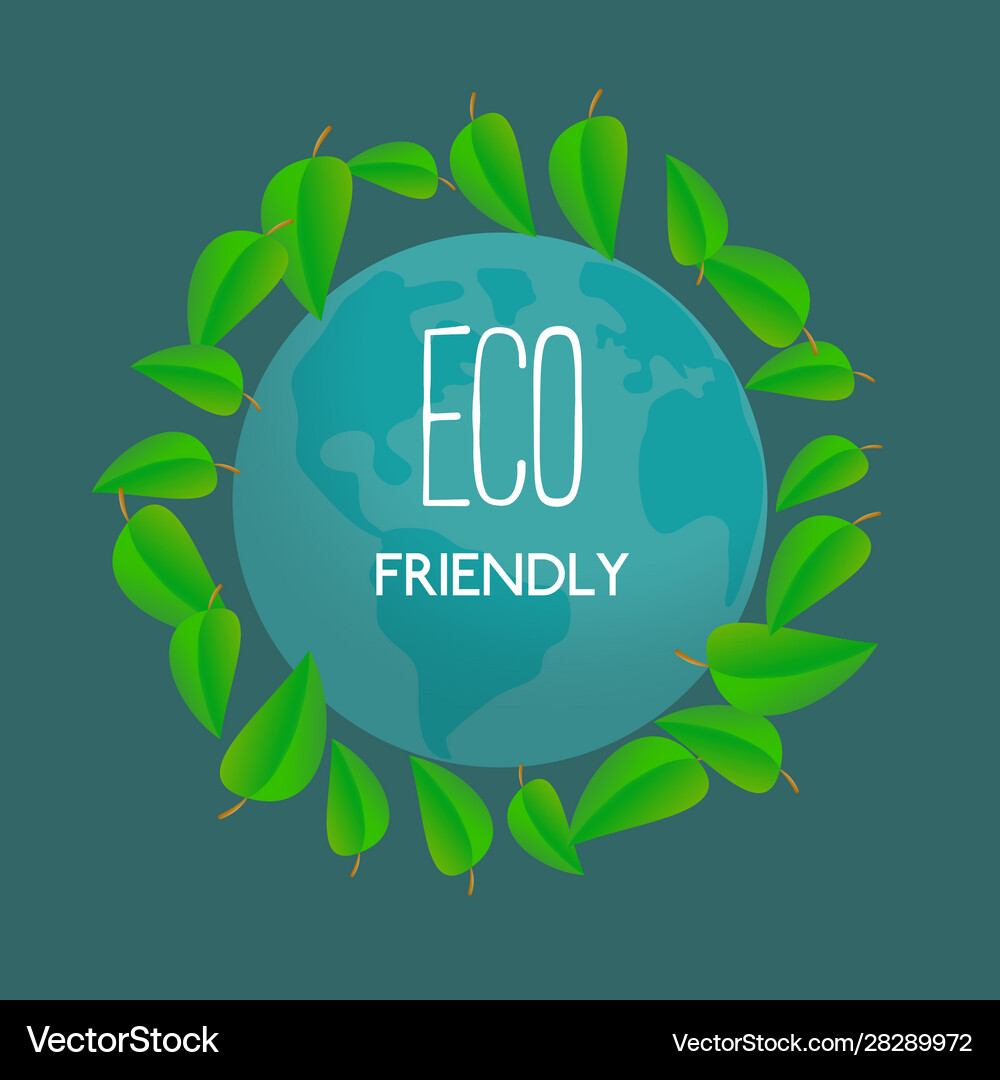 Eco friendly concept Royalty Free Vector Image