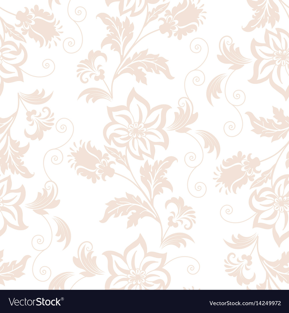 Flower seamless pattern element