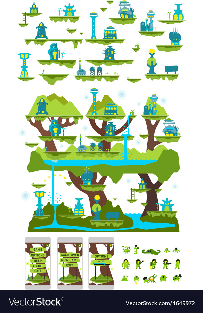 Sci-Fi Planet Game Assets