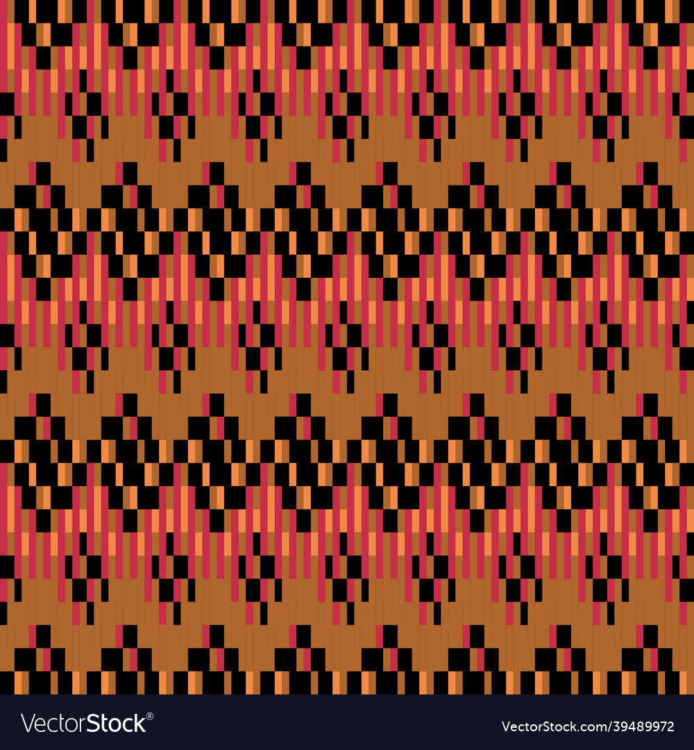 Seamless repeatable colorful zig zag pattern