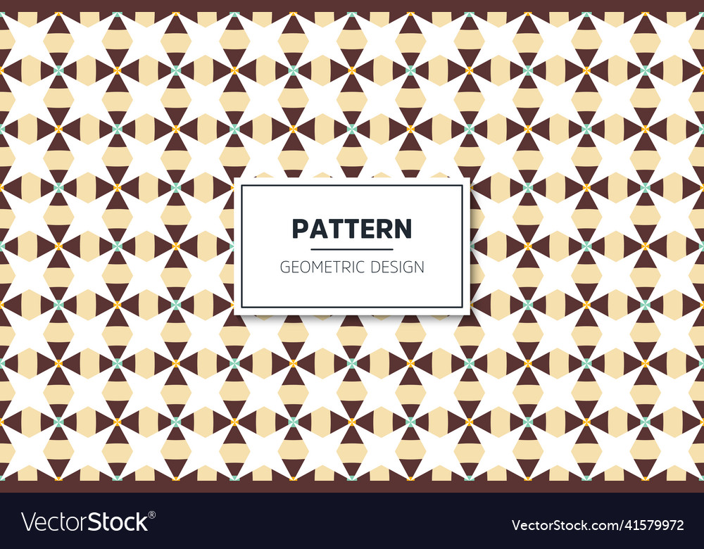 Simple seamless pattern with colorful geometric Vector Image Simple seamless pattern with colorful geometric