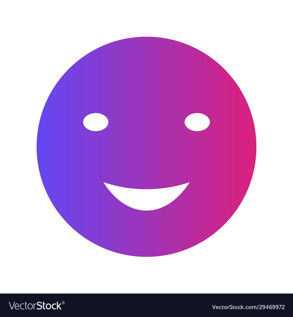 Smile icon isolated on background