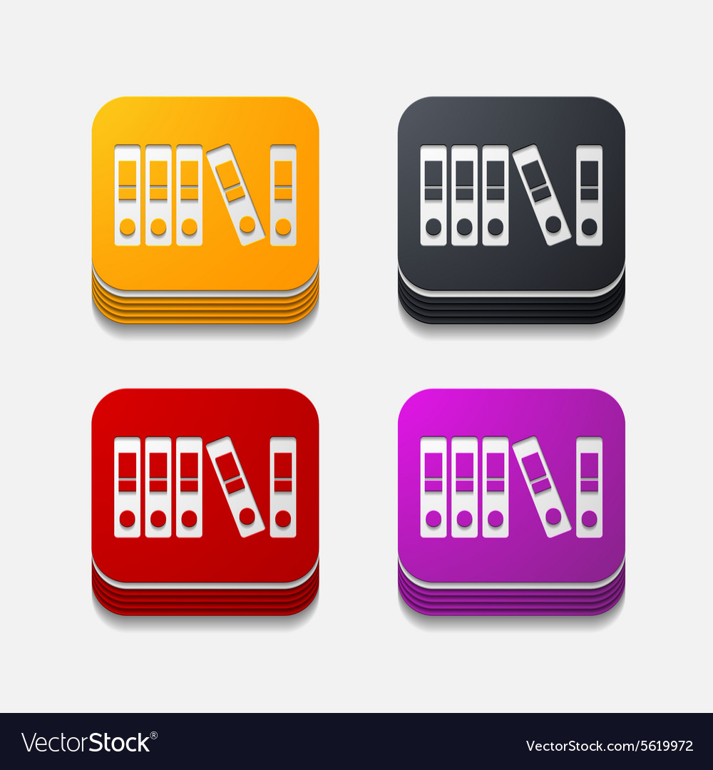 Square button folder