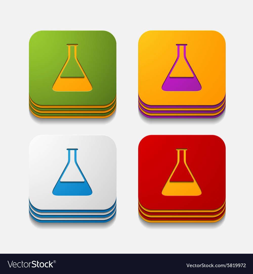 Square button tube Royalty Free Vector Image - VectorStock